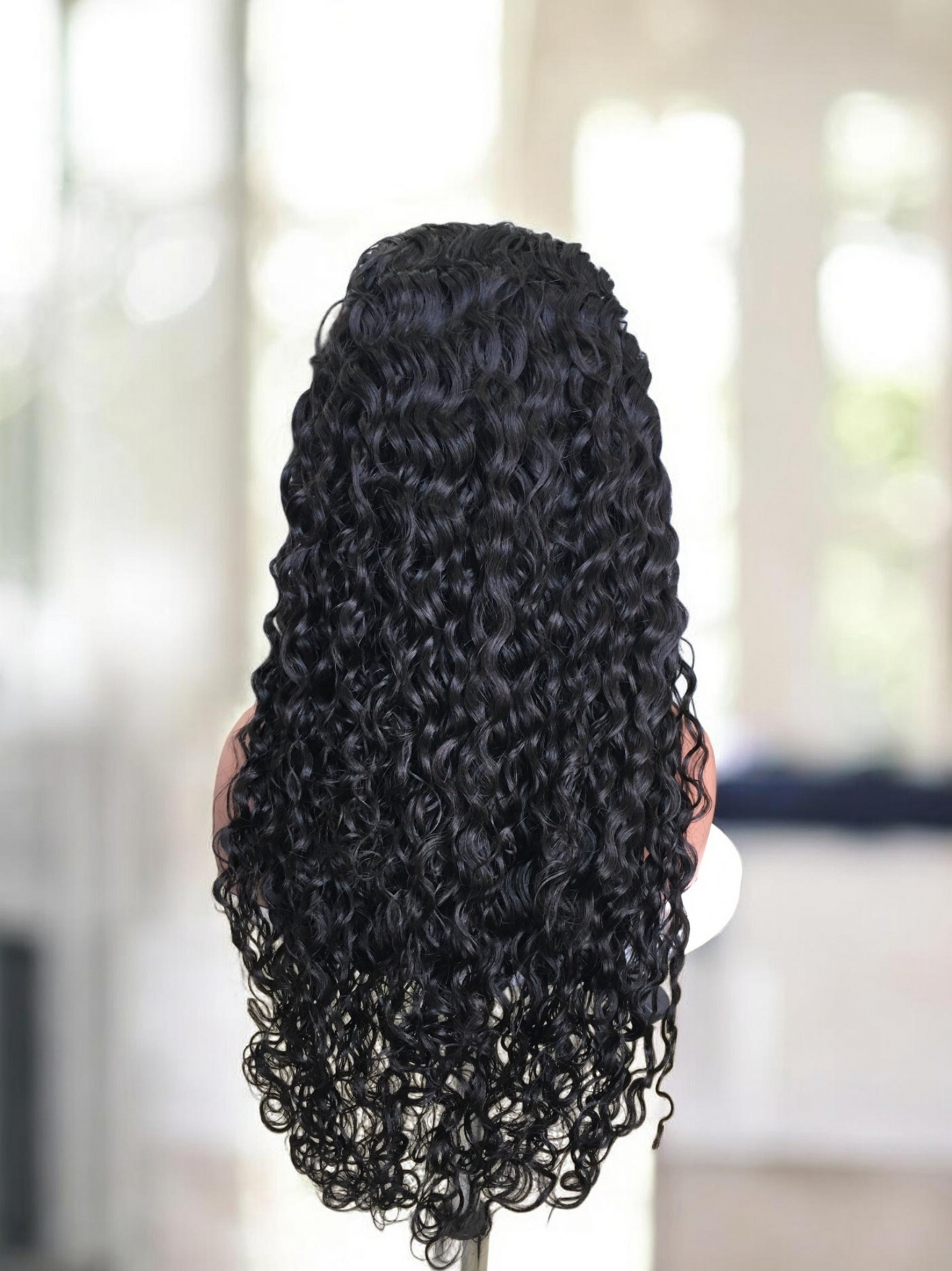 Human hair water wave 24-in HD