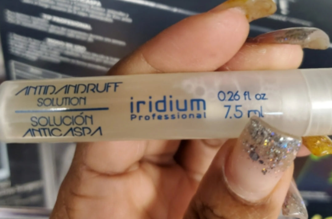 Iridium topical spray for leav-in