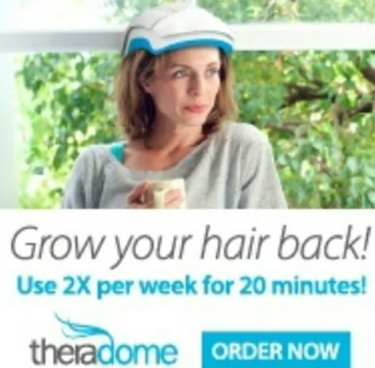 Theradome hooded hair growth laser for light therapy
